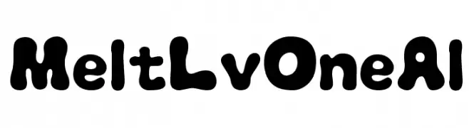 MeltLvOneAl  Frei Schriftart Herunterladen