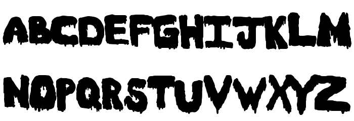 Meltasstic Font LOWERCASE