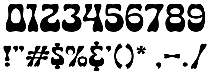 Meltburn Font OTHER CHARS