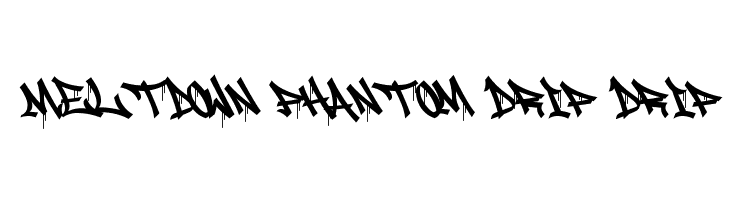 Meltdown Phantom Drip Drip  Descarca Fonturi Gratis