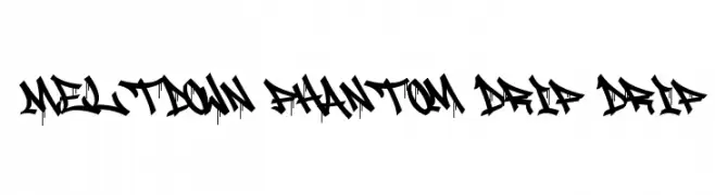 Meltdown Phantom Drip Drip  تنزيل الخطوط