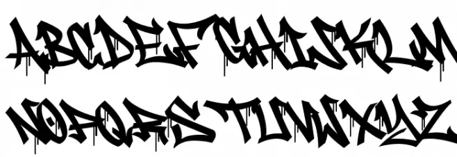 Meltdown Phantom Drip Drip Caratteri MAIUSCOLE