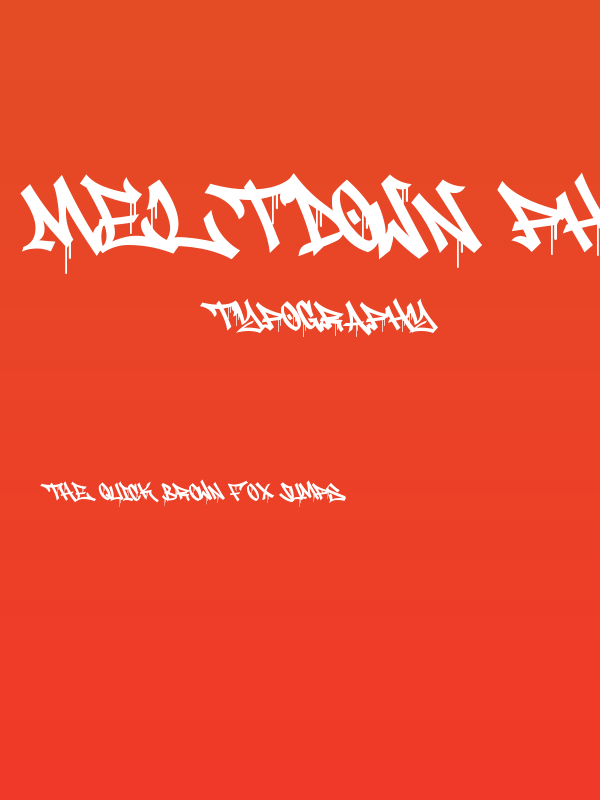 Meltdown Phantom Drip Drip Poster