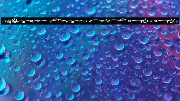 Meltdown Phantom Swash Drip Drip Font examples