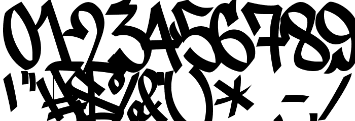 Meltdown Phantom Swash Font Alte caractere