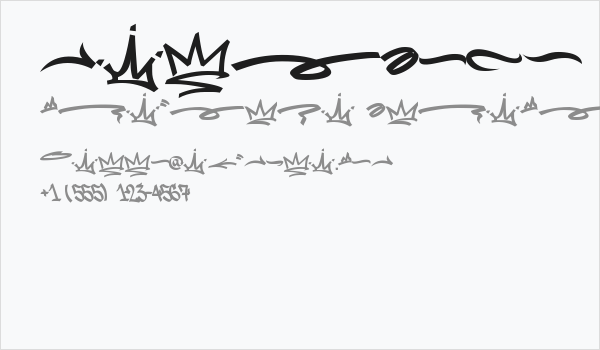 Meltdown Phantom Swash Business Card