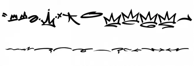 Meltdown Phantom Swash Caratteri MINUSCOLO