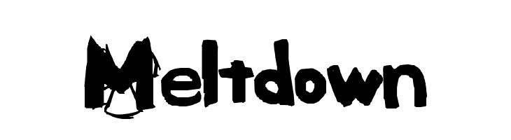 Meltdown  免费字体下载