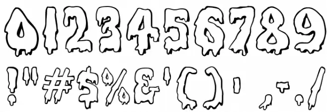 MeltdownMF Font OTHER CHARS