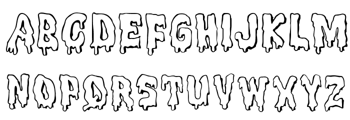 MeltdownMF Font LOWERCASE