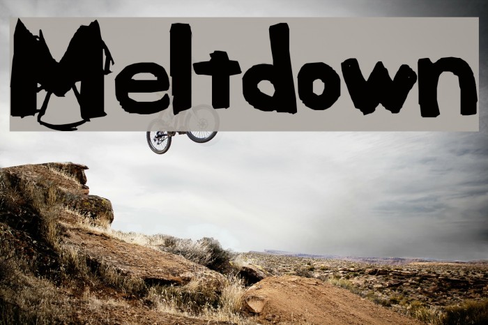 Meltdown Font examples