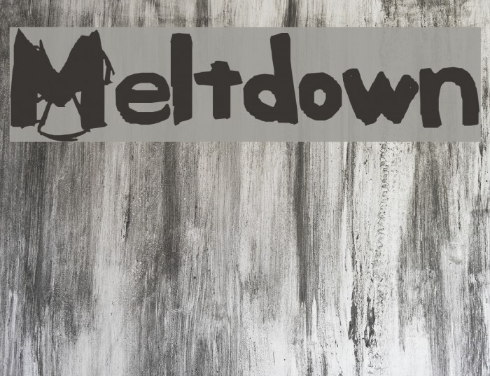 Meltdown Font examples