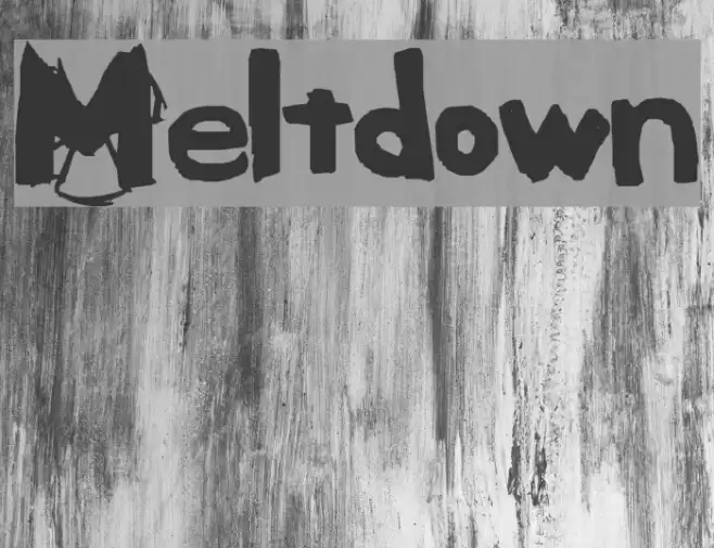 Meltdown フォント examples