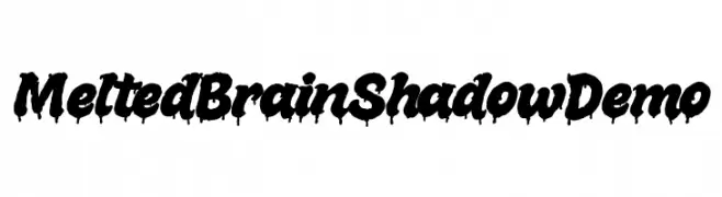 Melted Brain Shadow Demo  تنزيل الخطوط