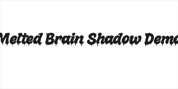 Melted Brain Shadow Demo Logo