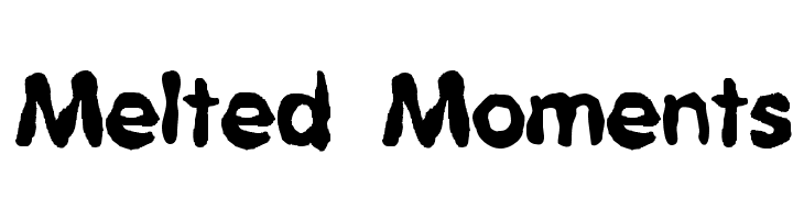 Melted Moments Font