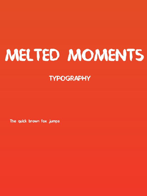 Melted Moments Poster