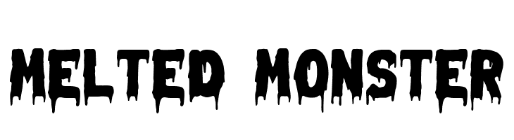 Melted Monster  免费字体下载