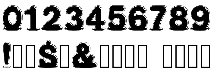 Melted_Crystal Font OTHER CHARS