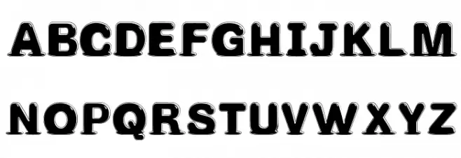 Melted_Crystal Schriftart Groß