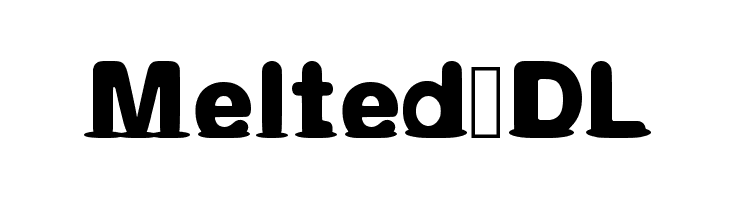 Melted_DL Font