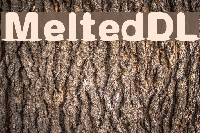 Melted_DL Font examples