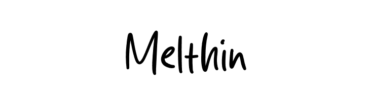 Melthin  नि: शुल्क फ़ॉन्ट्स डाउनलोड