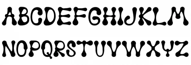 Melting Dessert Шрифта ВЕРХНИЙ