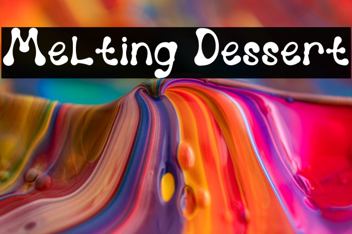 Melting Dessert Example 1