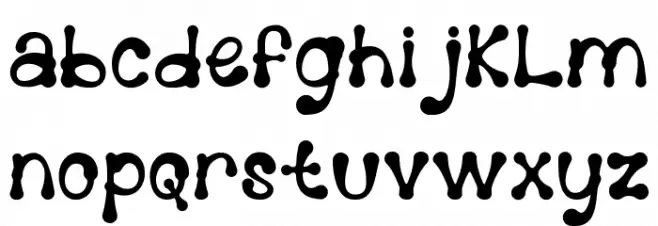 Melting Dessert Шрифта строчной