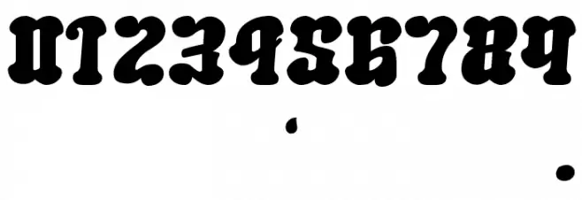 Melting Ice Cream__G Font OTHER CHARS