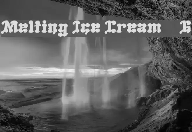 Melting Ice Cream__G Шрифта examples