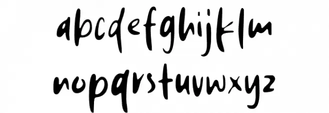 Melting Stories خط أحرف صغيرة