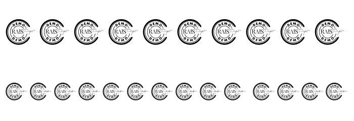 Melting Words Demo Italic Font Alte caractere