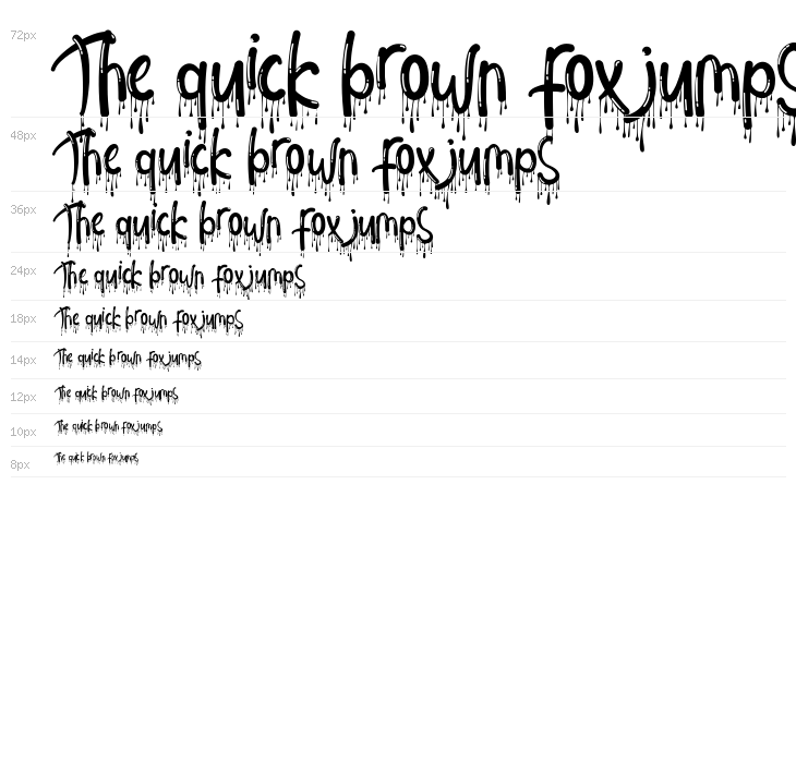 Melting Words Demo Waterfall