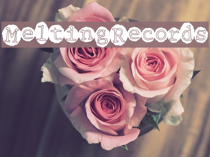 MeltingRecords Font examples