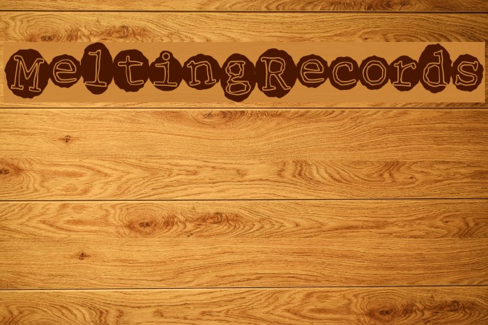 MeltingRecords Font examples