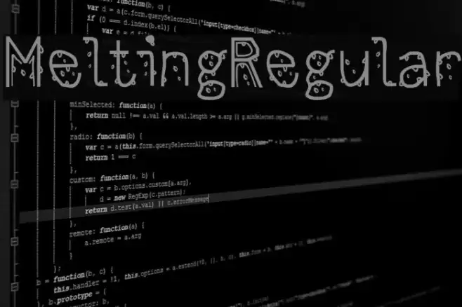 MeltingRegular Example 1