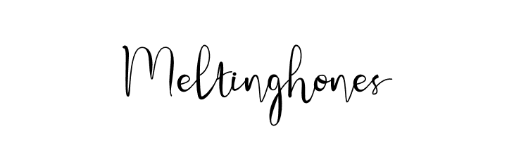 Meltinghones  免费字体下载