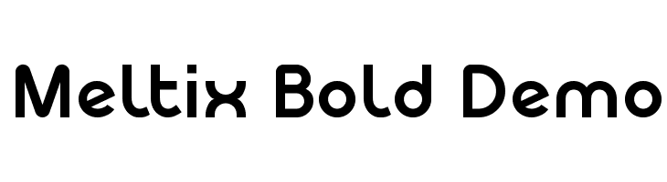 Meltix Bold Demo Font