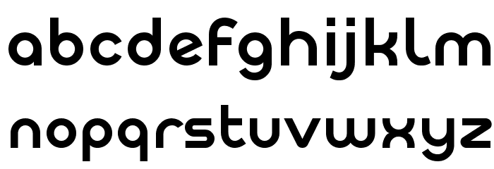 Meltix Bold Demo Font LOWERCASE