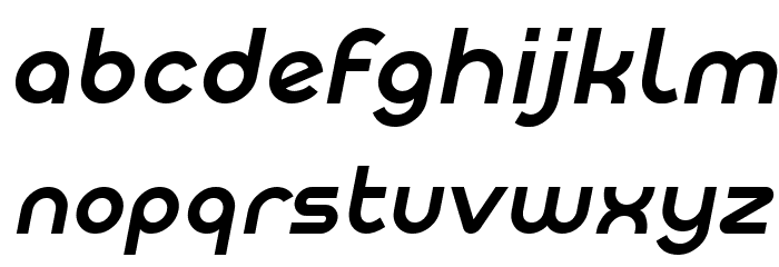 Meltix Bold Italic Demo Font LOWERCASE