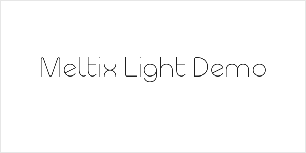 Meltix Light Demo Logo