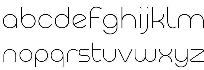 Meltix Light Demo Font LOWERCASE