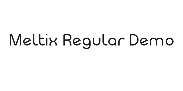 Meltix Regular Demo Logo
