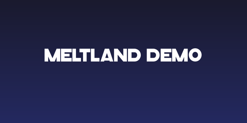 Meltland Demo Social Header