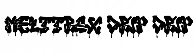 Melttrax Drip Drip Caratteri