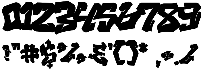 Melttrax Font Alte caractere