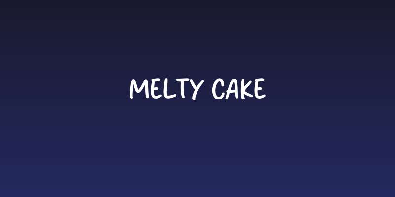 Melty Cake Social Header