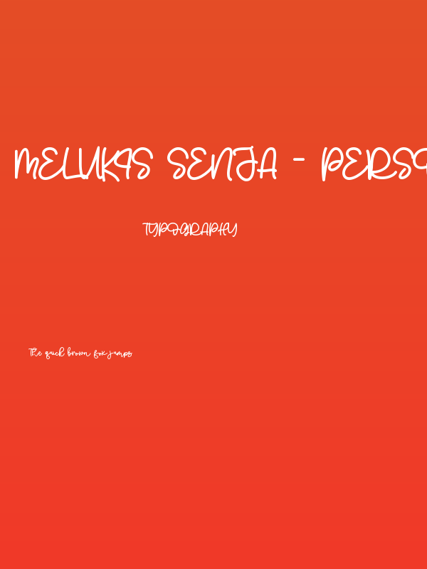 Melukis Senja - Personal Use Poster